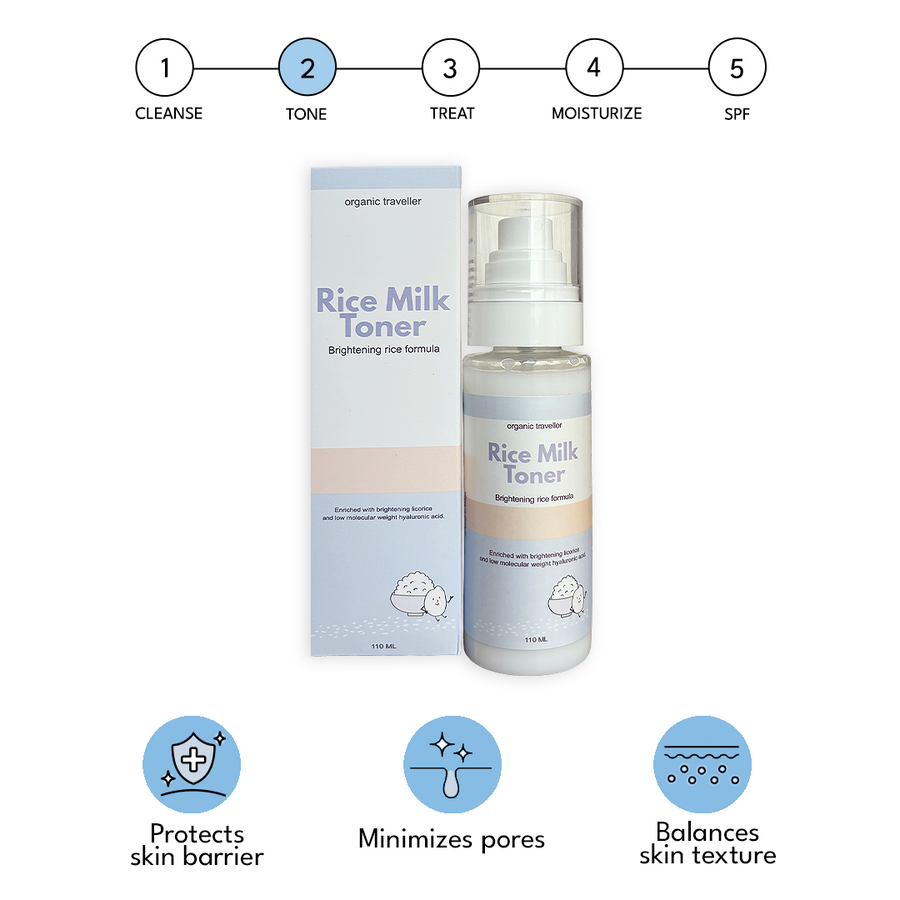 Rice Milk Toner: Brightening formula