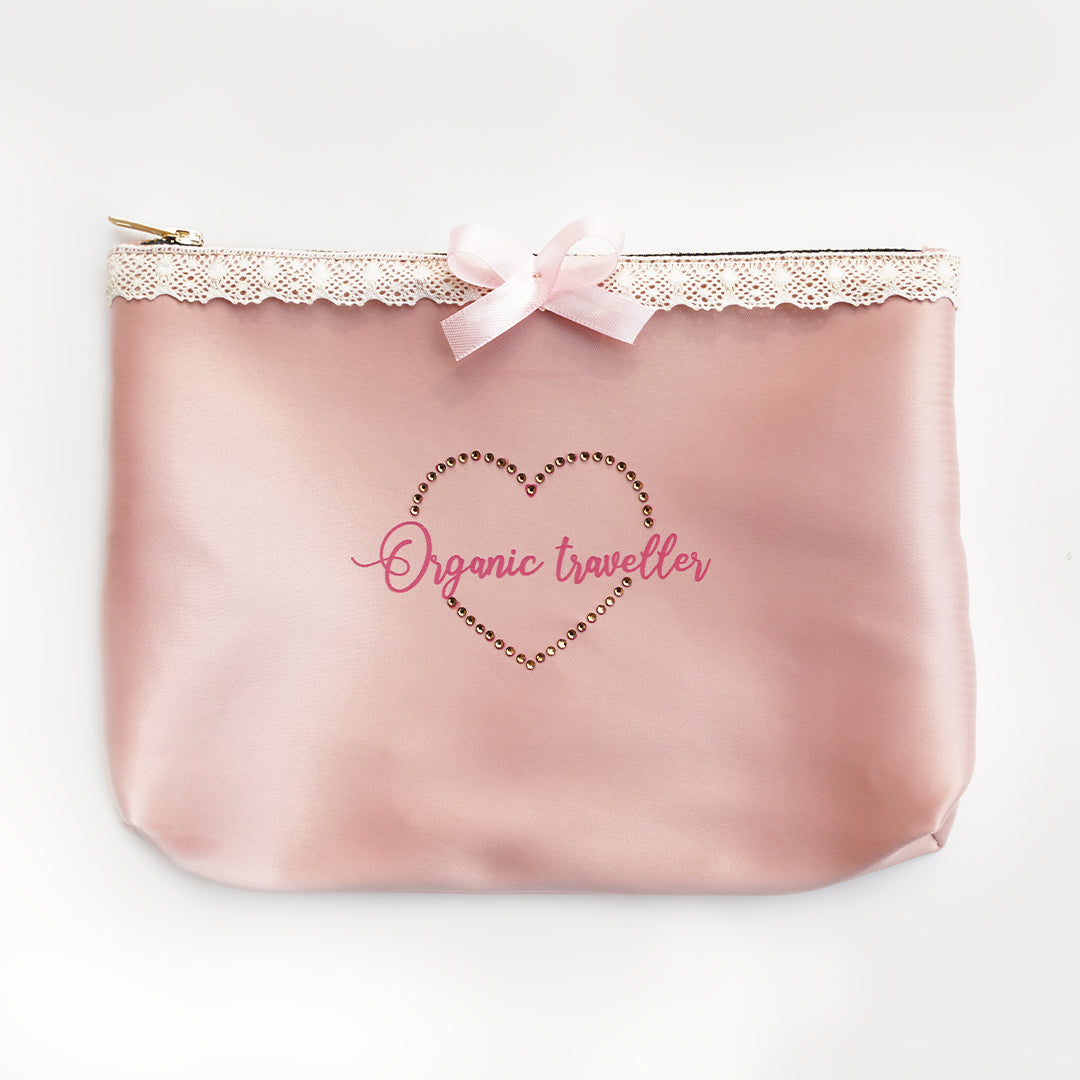 Pink Ribbon Travel Pouch