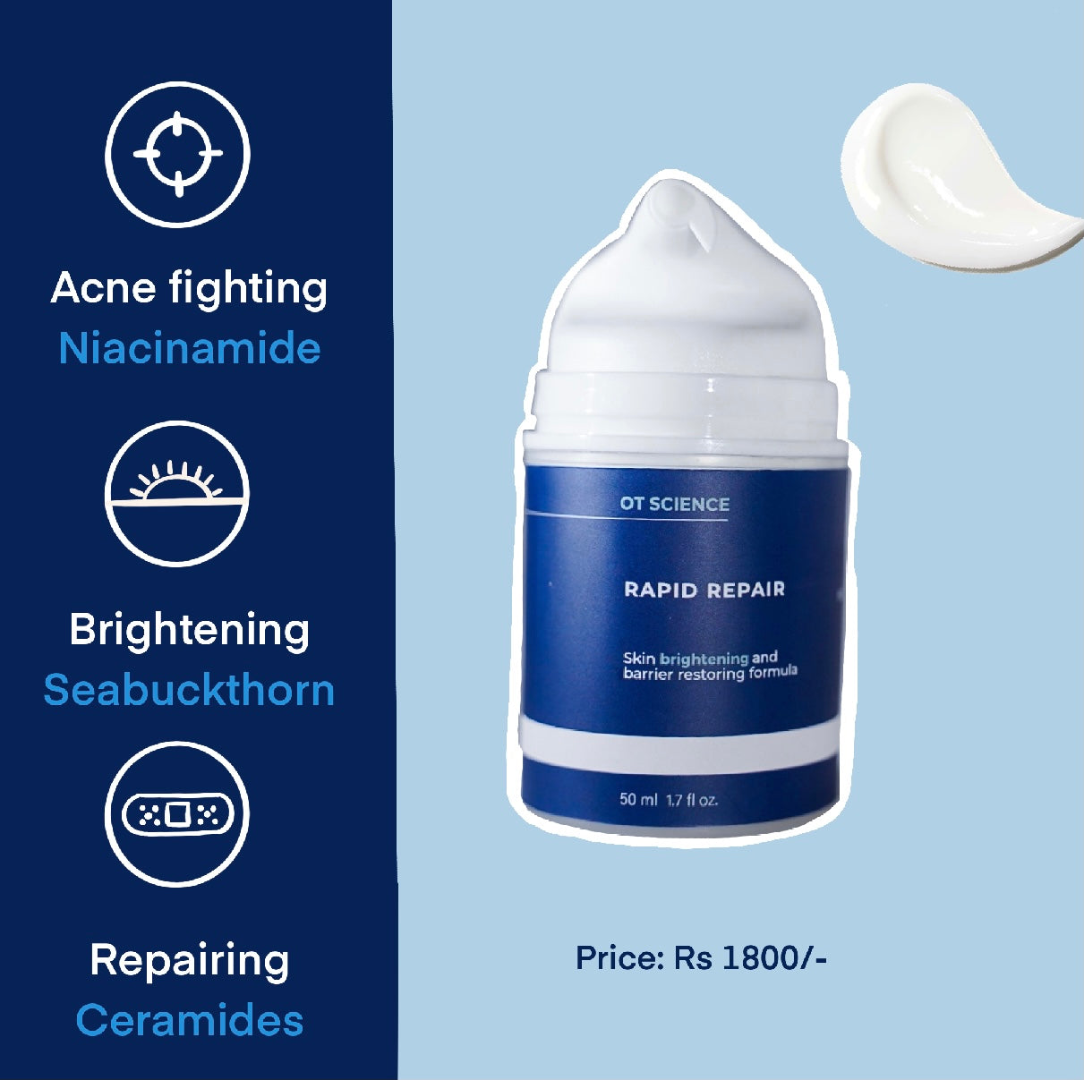 Rapid Repair: Skin Repairing Moisturiser