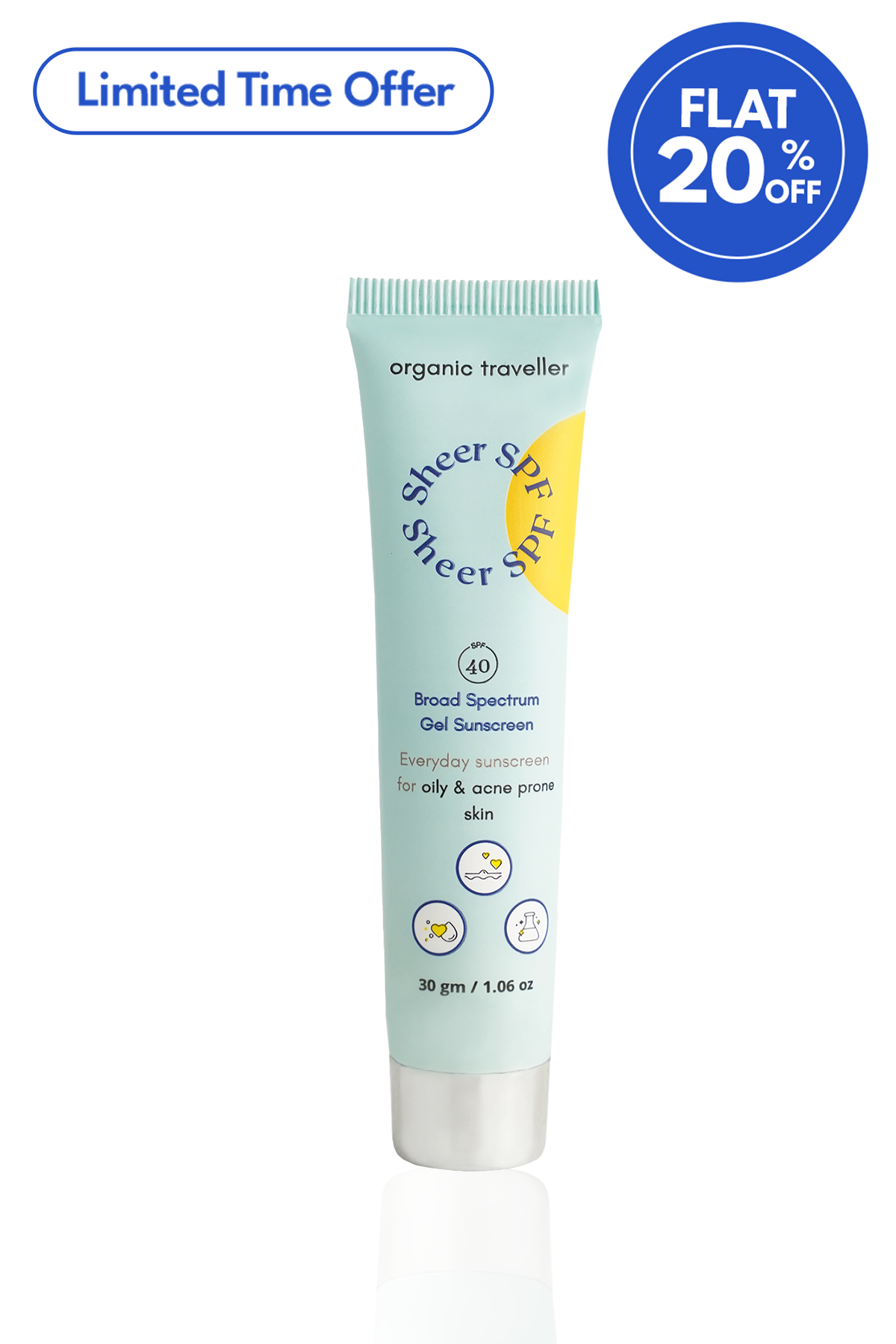 Sheer SPF: Oily/Acne Prone Skin Sunscreen (30 ML)
