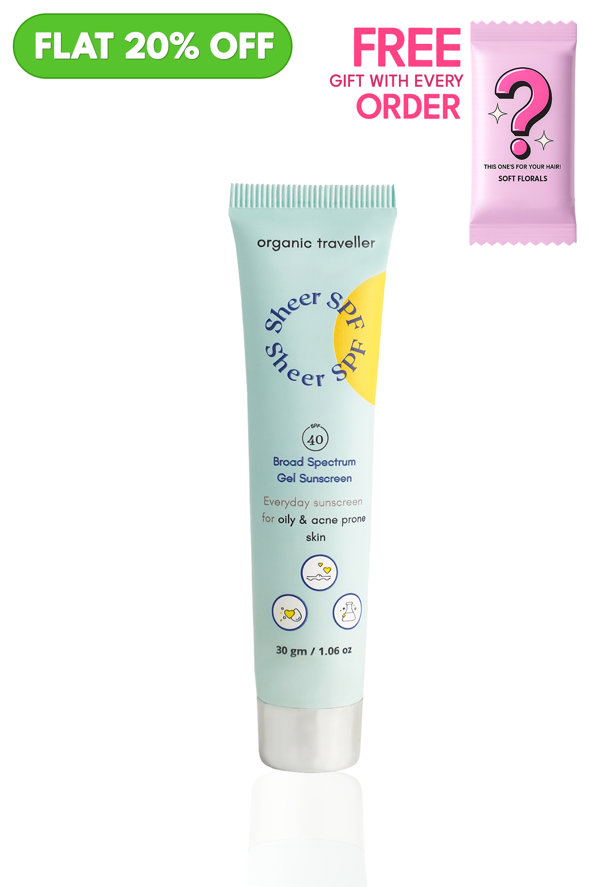 Sheer SPF: Oily/Acne Prone Skin Sunscreen (30 ML)