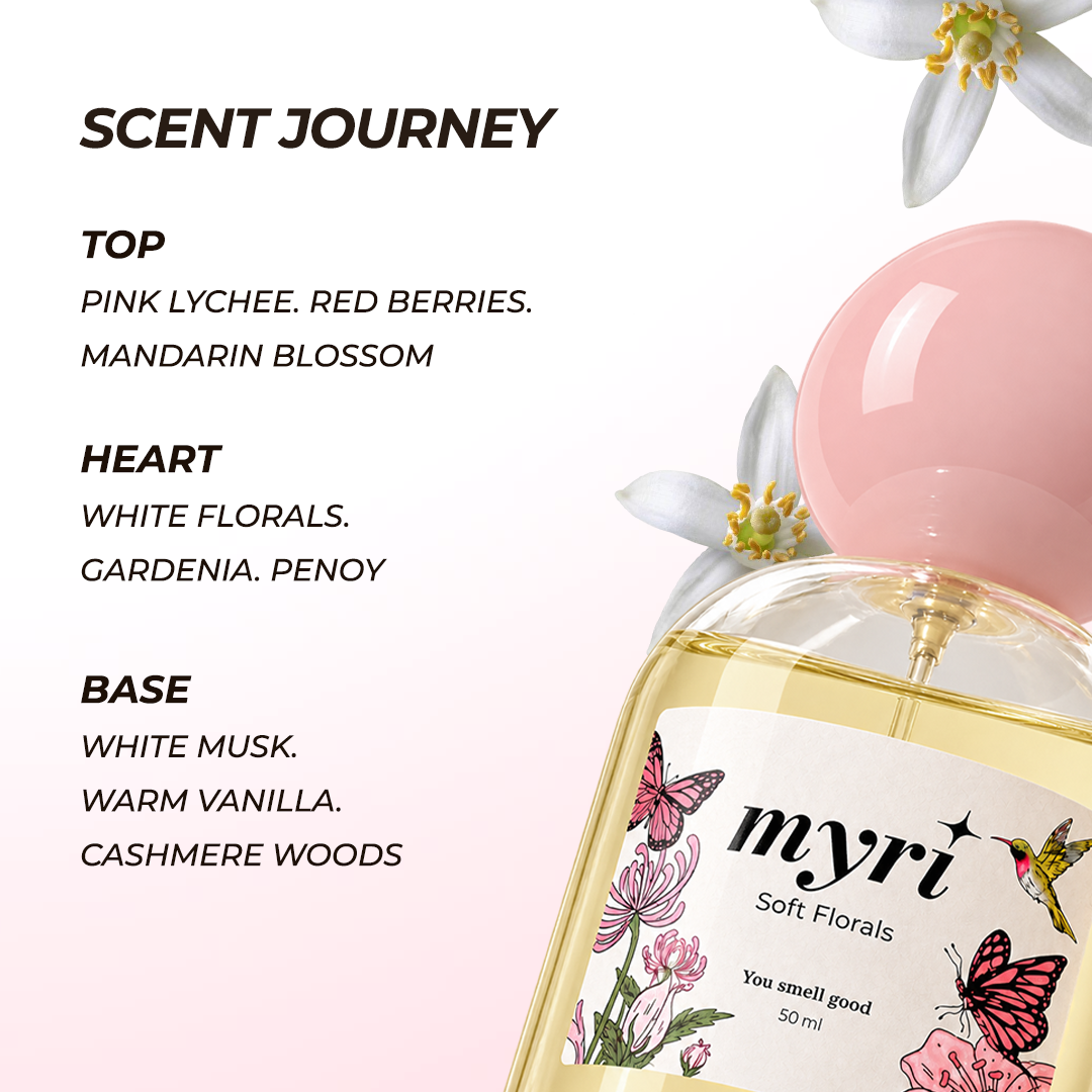 Myri Soft Florals Hair Perfume 50 ML
