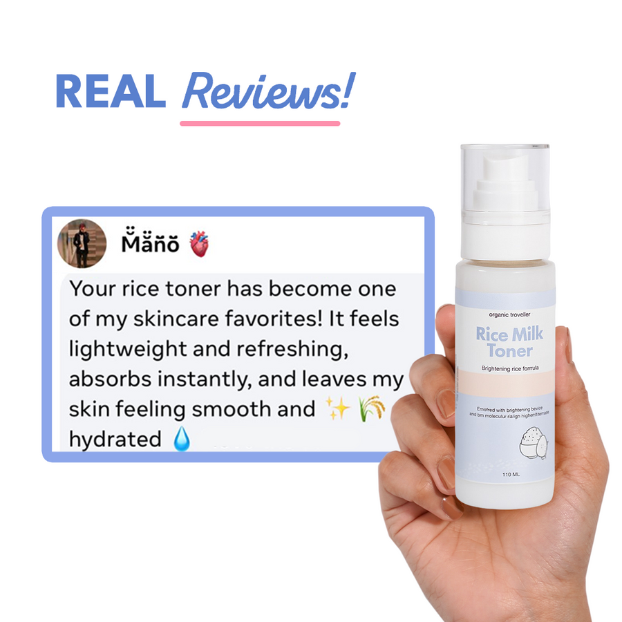 Rice Milk Toner: Brightening formula