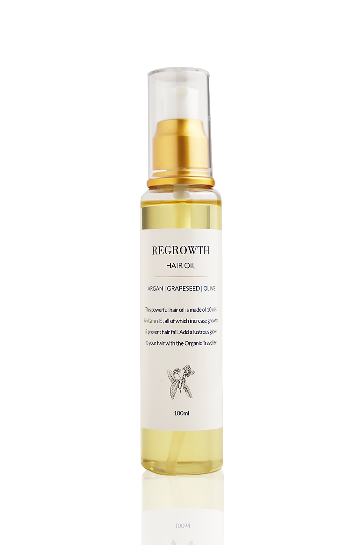 Regrowth Hair Oil – Organic Traveller Skincare