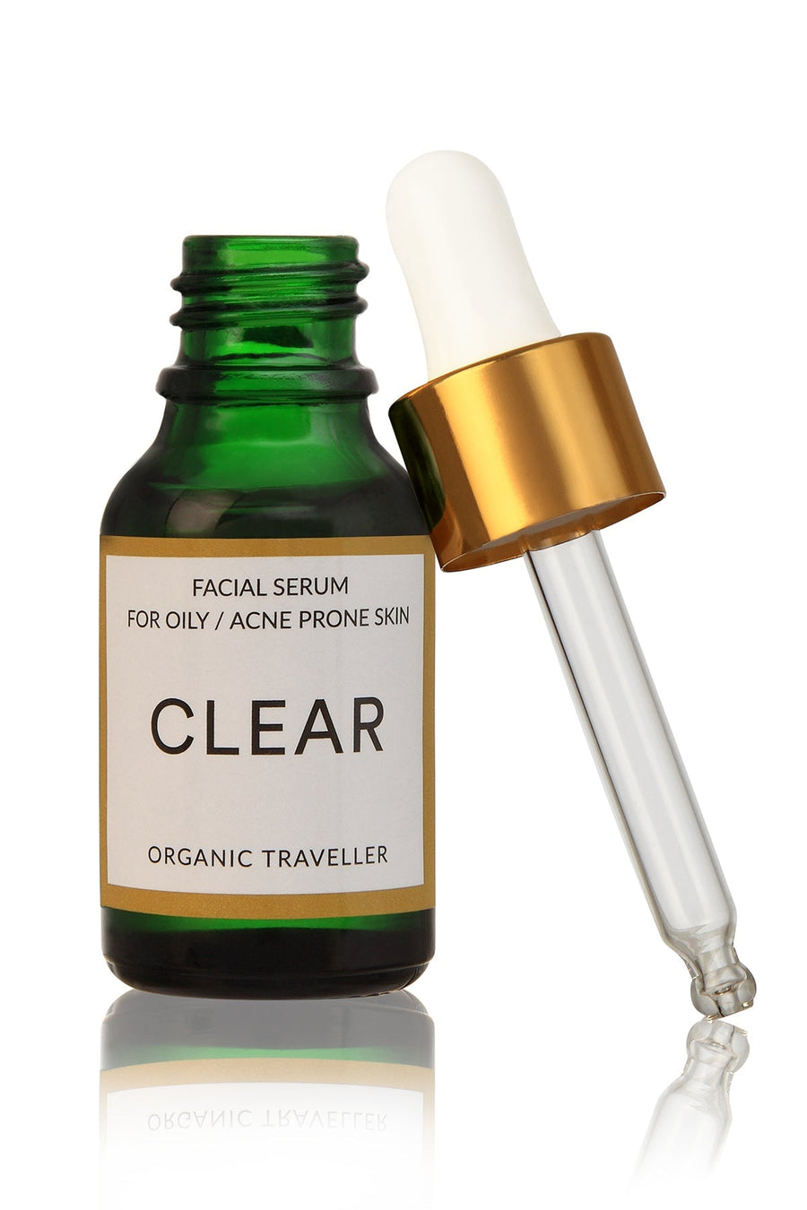 Clear: Acne clearing serum - Organic Traveller Skincare 